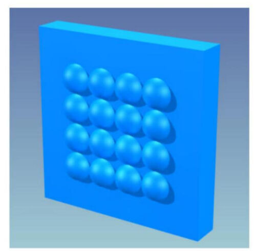 Circular Microlens Array with Square Grid 1 - 940nm bandpass filter