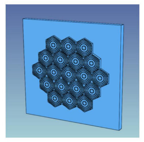 Hexagonal Diffractive Microlens Arrays -