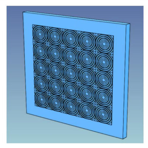 silicon fused silica diffractive microlens arrays -