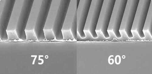 Titled diffraction gratings -